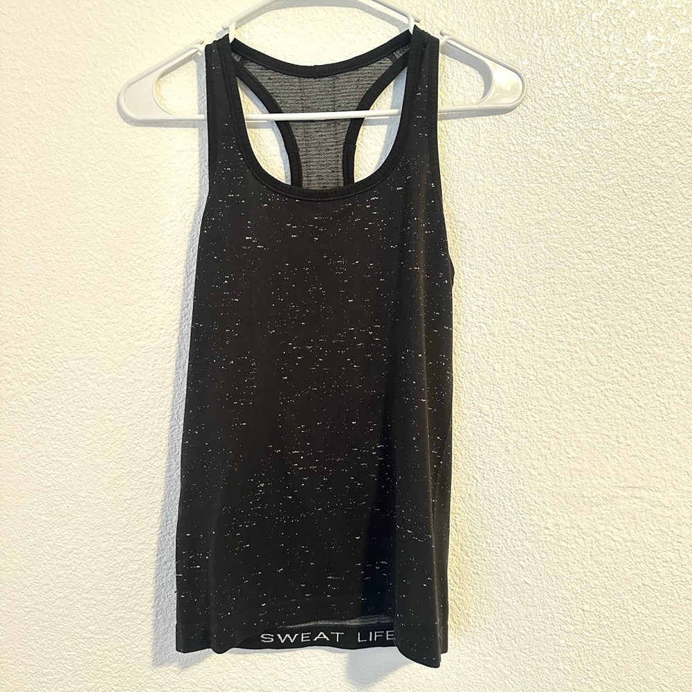 Lululemon Swiftly Tech Razorback Tank Top Women’s 4 Black Activewear - Picture 3 of 9